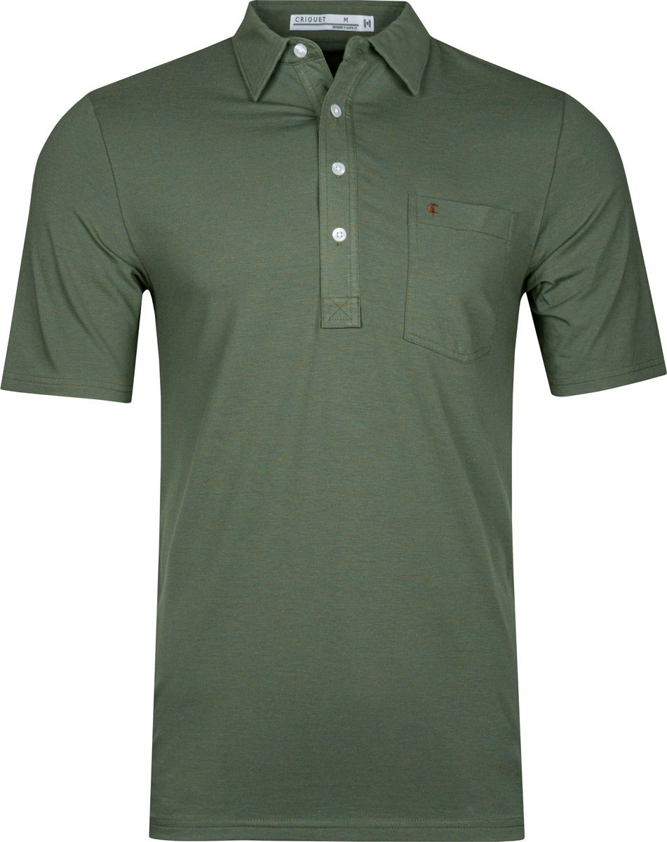 Criquet Players Microstripe Golf Shirts